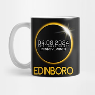 EDINBORO Pennsylvania Total Solar Eclipse April 8 2024 Mug